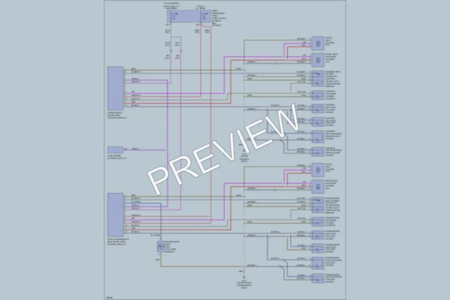 2009 Audi A8 Power Seats wiring diagram preview