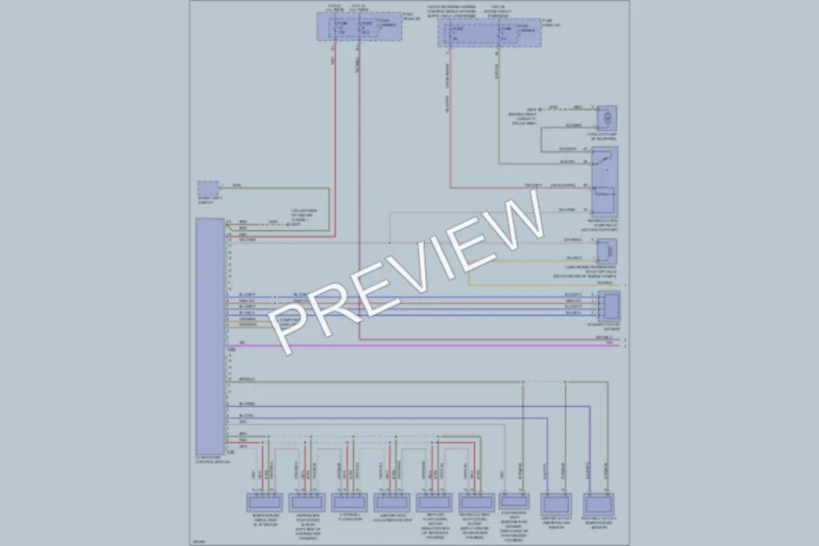 2009 Audi Q5 Air Conditioning wiring diagram preview