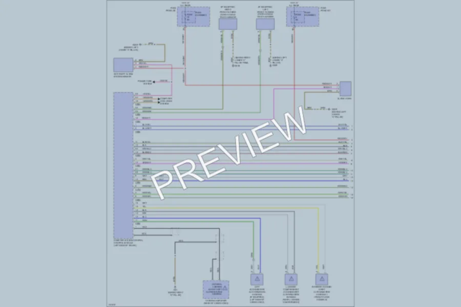 2009 Audi Q5 Anti Theft wiring diagram preview