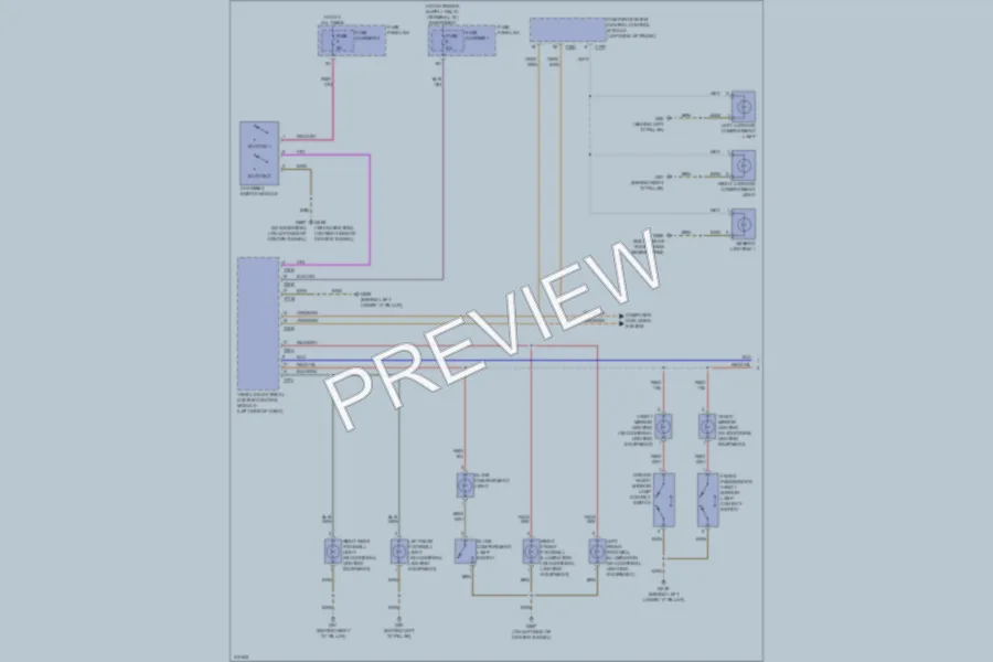 2009 Audi Q5 Interior Lights wiring diagram preview