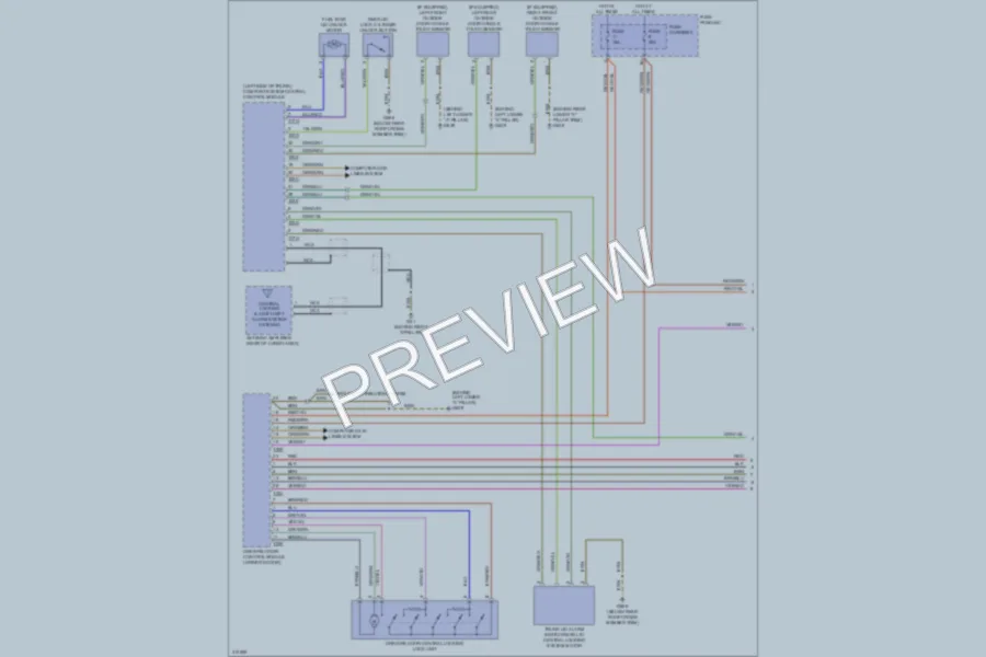 2009 Audi Q5 Power Door Locks wiring diagram preview