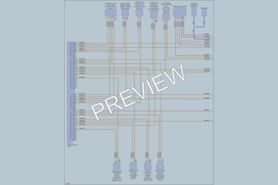 2009 Audi Q7 Computer Data Lines wiring diagram preview