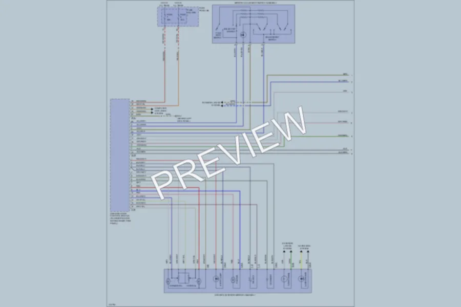 2009 Audi Q7 Memory Systems wiring diagram preview