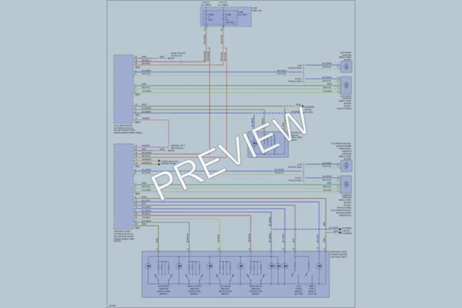 2009 Audi Q7 Power Windows wiring diagram preview
