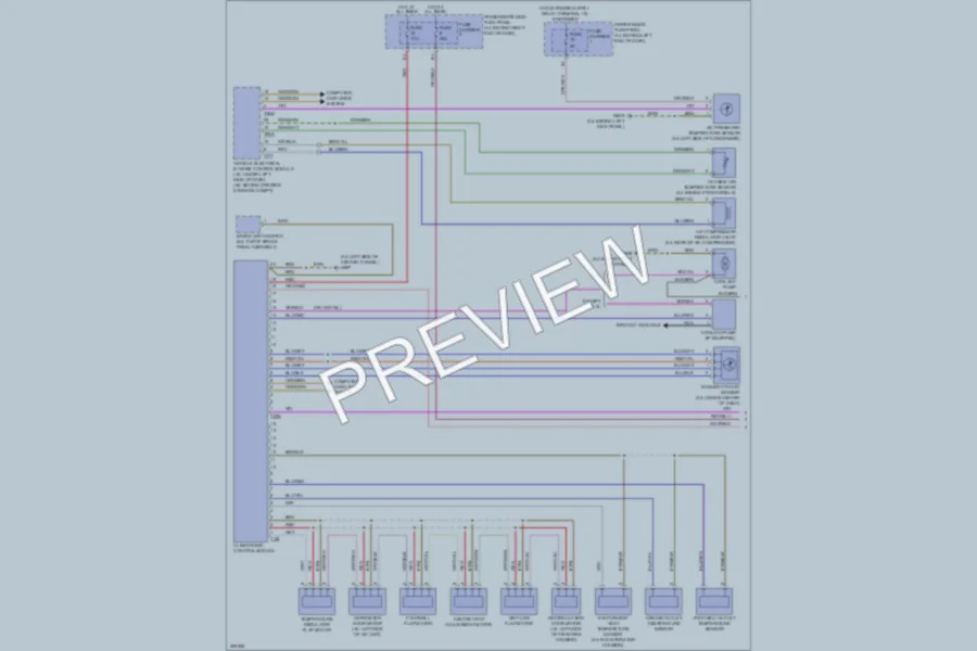 2009 Audi S4 Air Conditioning wiring diagram preview