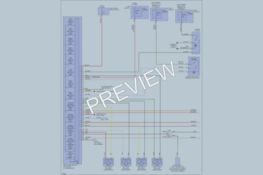 2009 Audi S4 Anti Lock Brakes wiring diagram preview