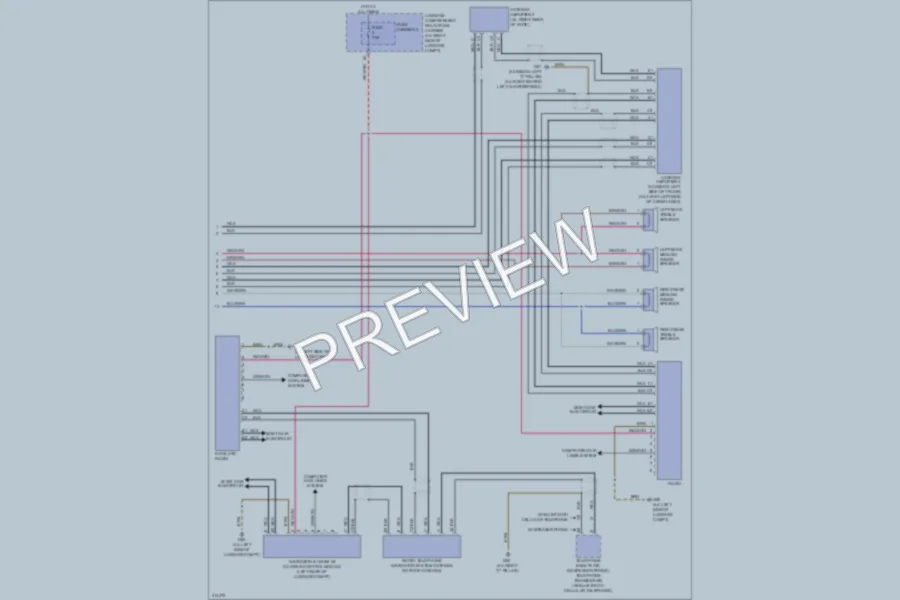 2009 Audi S4 Radio wiring diagram preview