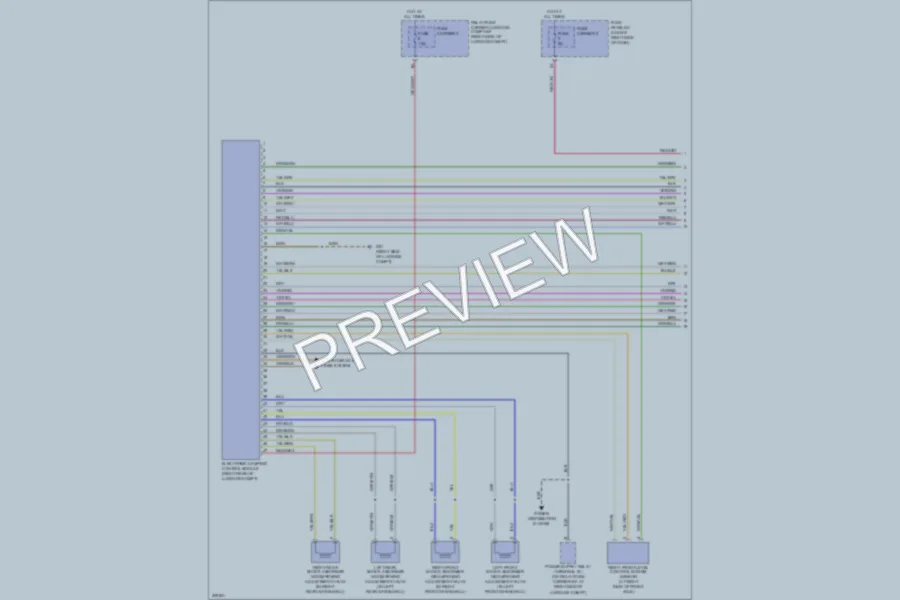 2009 Audi S5 Electronic Suspension wiring diagram preview