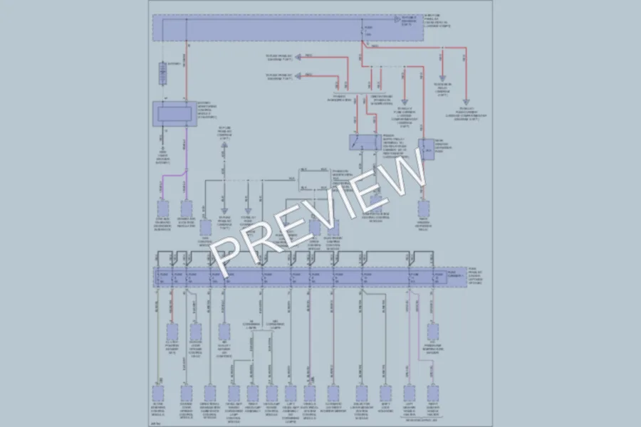 2009 Audi S5 Power Distribution wiring diagram preview
