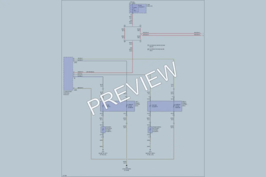 2009 Audi S6 Power Seats wiring diagram preview