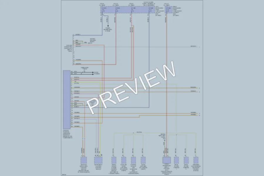 2009 Audi S8 Computer Data Lines wiring diagram preview