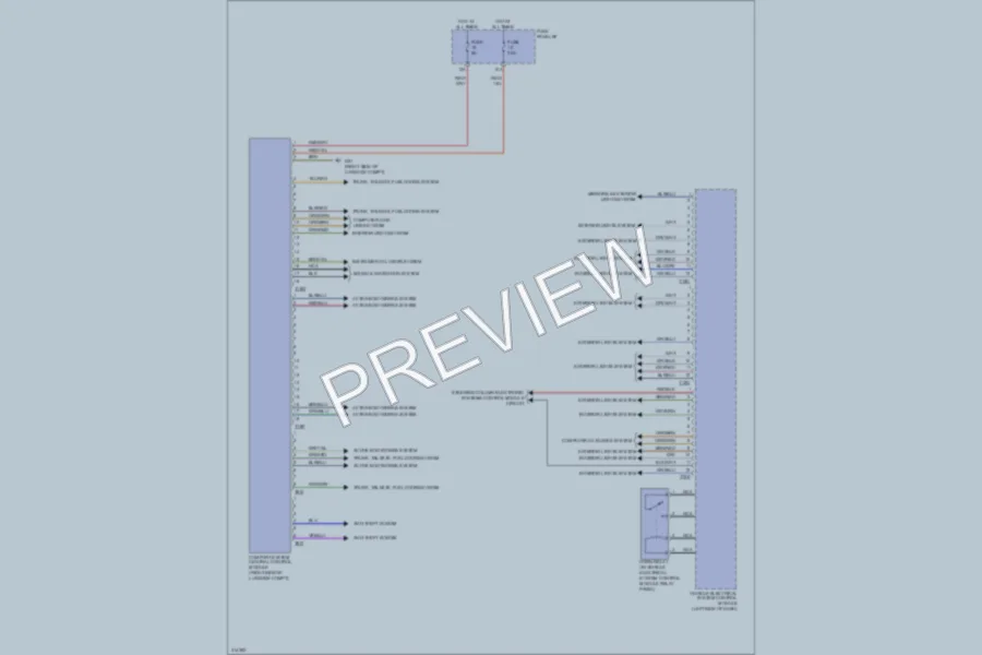 2009 Audi TT Body Control Modules wiring diagram preview