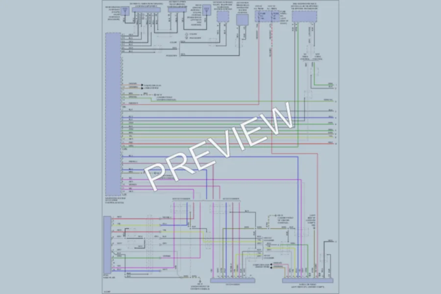 2009 Audi TTS Navigation wiring diagram preview