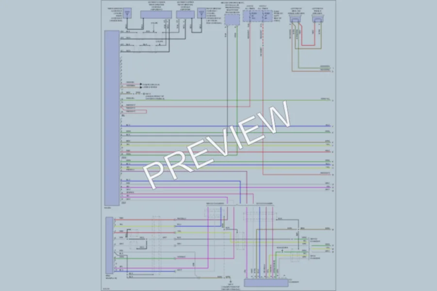 2009 Audi TTS Radio wiring diagram preview