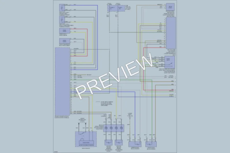 2009 Audi TTS Supplemental Restraints wiring diagram preview