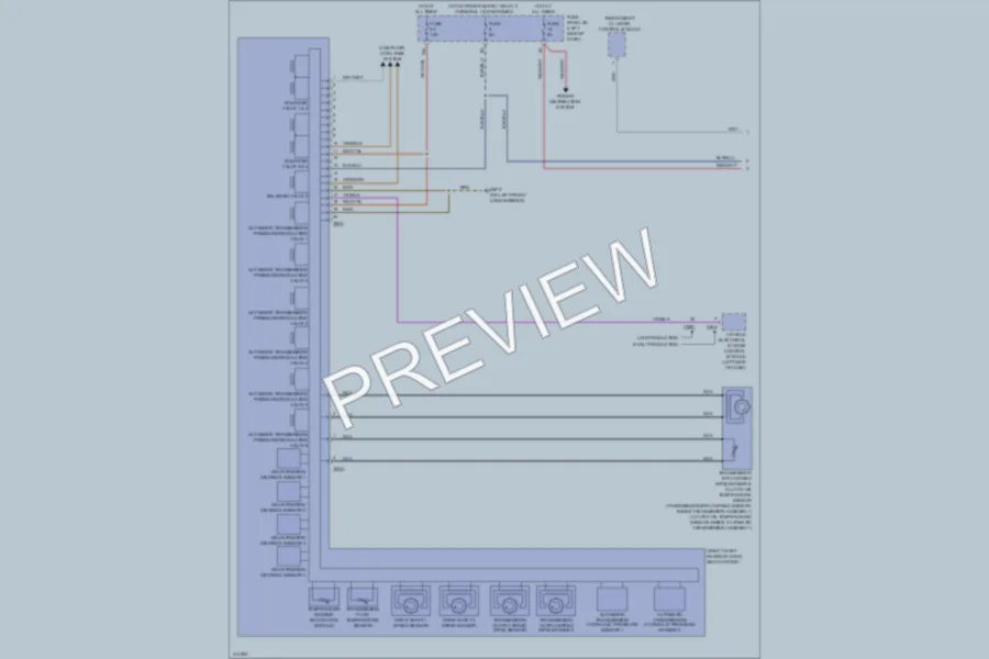 2009 Audi TTS Transmission wiring diagram preview