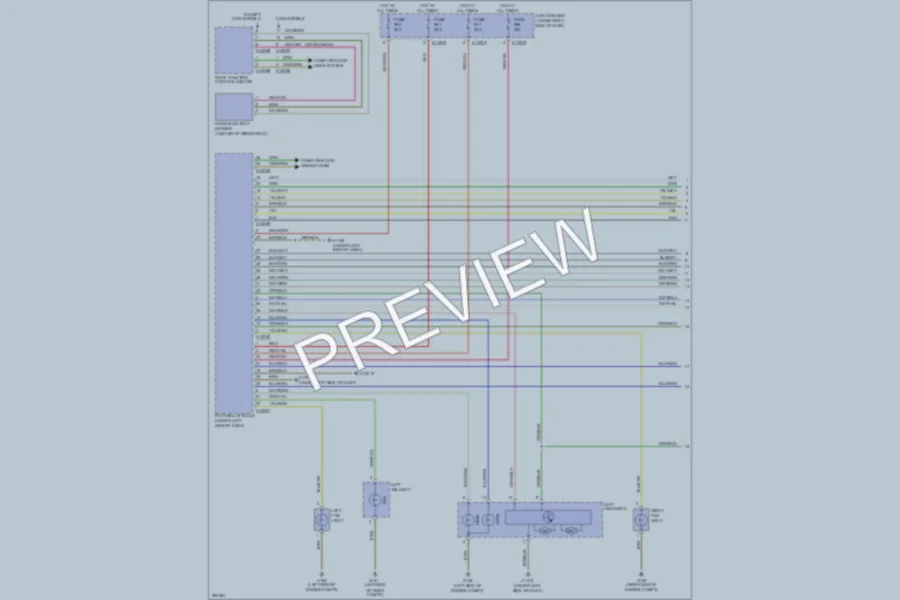 2009 BMW 128i Headlights wiring diagram preview