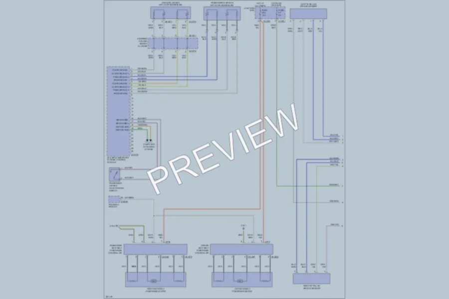 2009 BMW 128i Supplemental Restraints wiring diagram preview