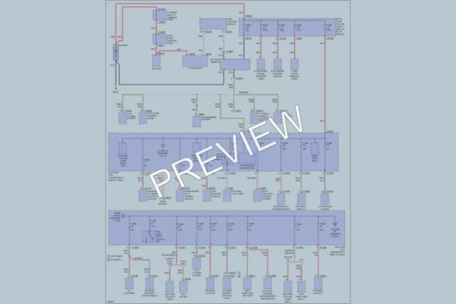 2009 BMW 135i Power Distribution wiring diagram preview