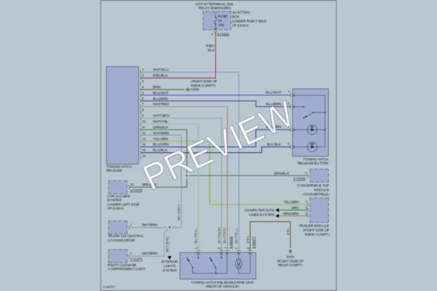 2009 BMW 328i Active Bodyworks wiring diagram preview