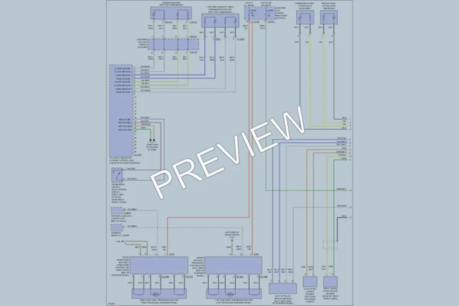 2009 BMW 328i Supplemental Restraints wiring diagram preview
