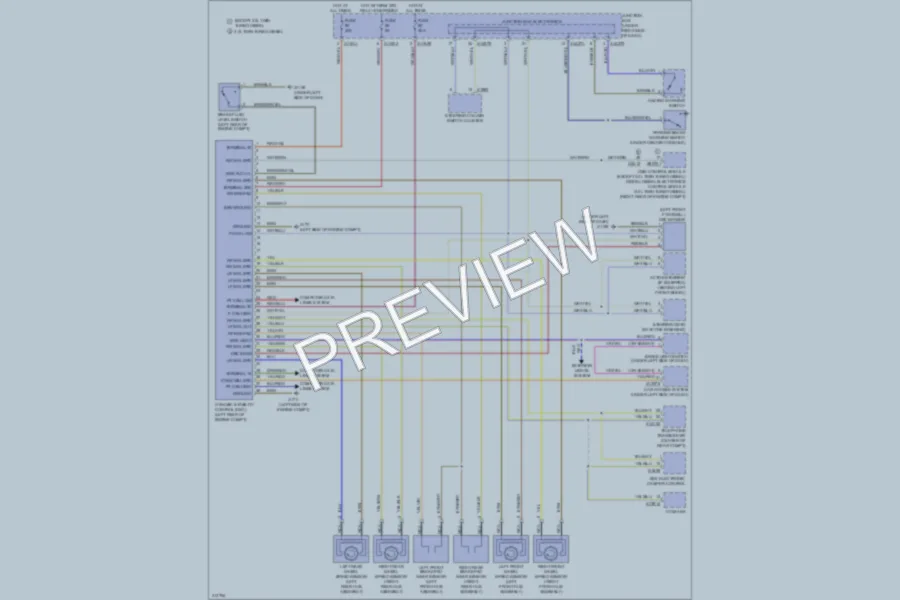 2009 BMW 335d Anti Lock Brakes wiring diagram preview