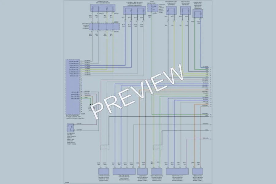 2009 BMW 335d Supplemental Restraints wiring diagram preview