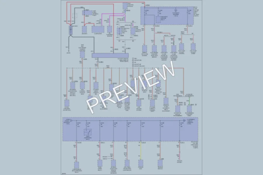 2009 BMW 528i Power Distribution wiring diagram preview