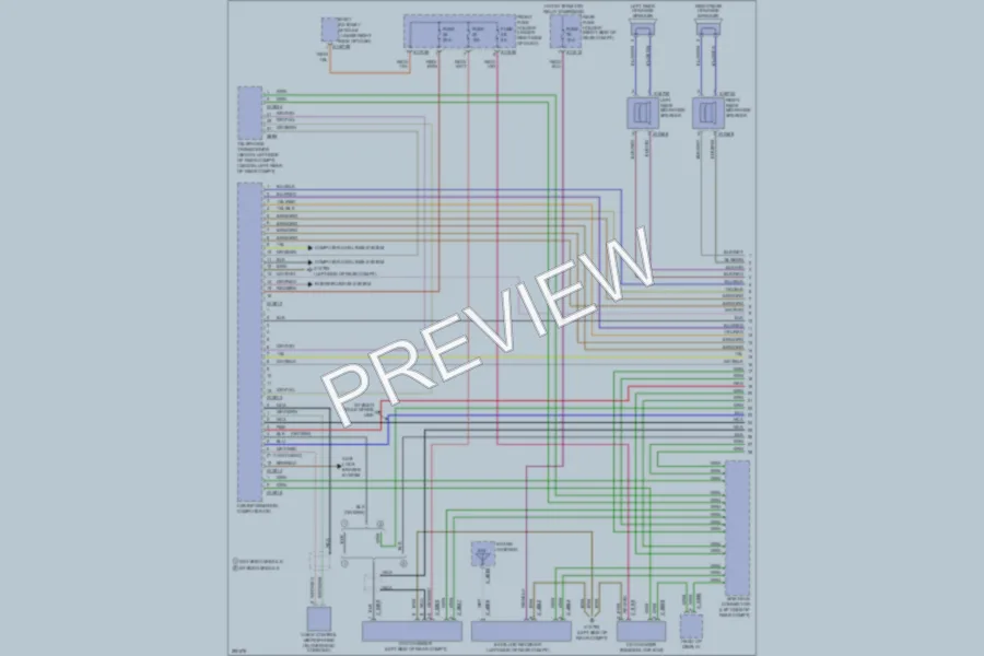 2009 BMW 535i Radio wiring diagram preview
