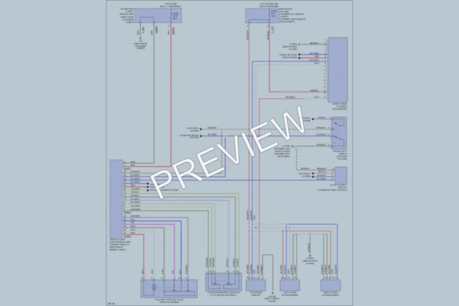 2009 BMW 650i Cruise Control wiring diagram preview