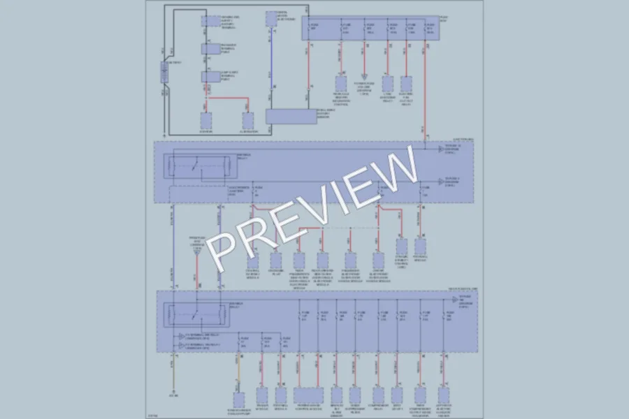 2009 BMW 750Li Power Distribution wiring diagram preview