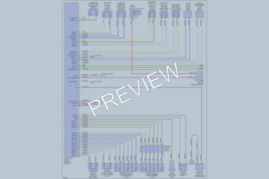 2009 BMW 750i Supplemental Restraints wiring diagram preview