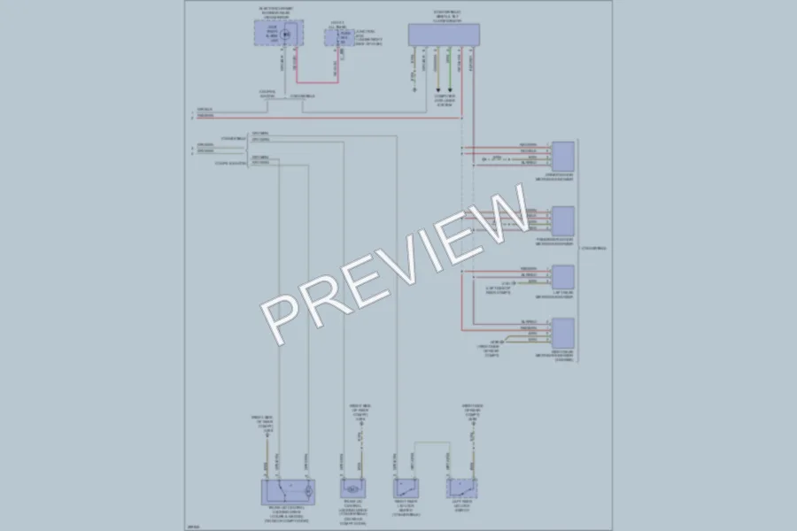 2009 BMW M3 Anti Theft wiring diagram preview