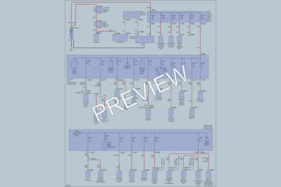 2009 BMW M3 Power Distribution wiring diagram preview