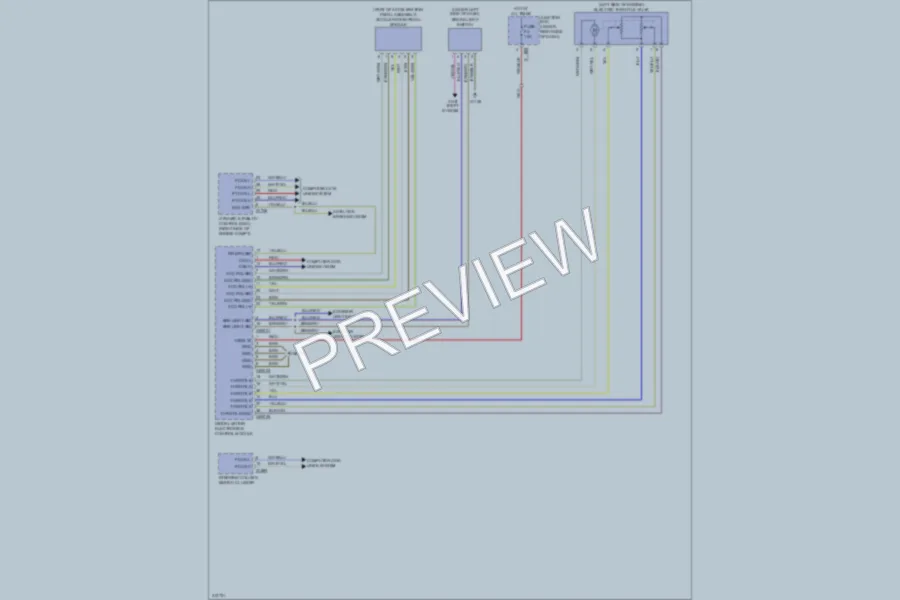 2009 BMW X5 Cruise Control wiring diagram preview