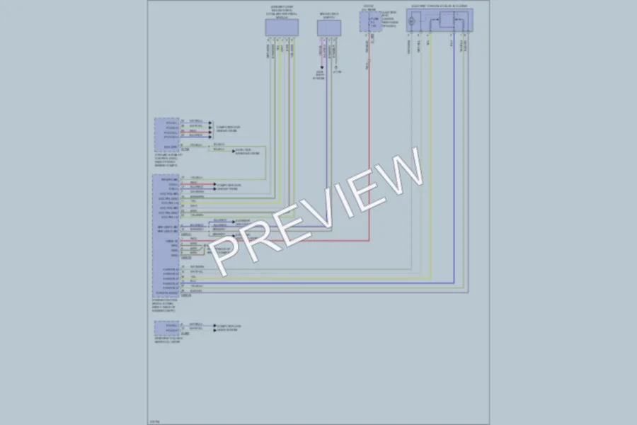 2009 BMW X6 Cruise Control wiring diagram preview