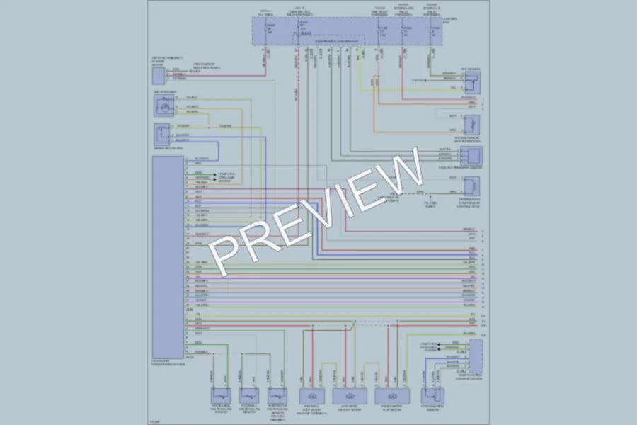 2009 BMW Z4 Air Conditioning wiring diagram preview