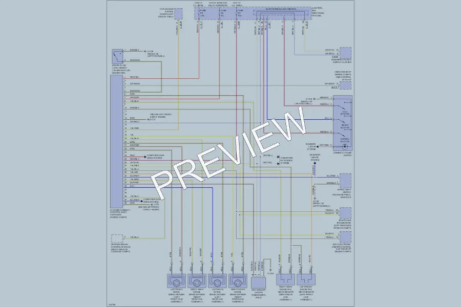 2009 BMW Z4 Anti Lock Brakes wiring diagram preview