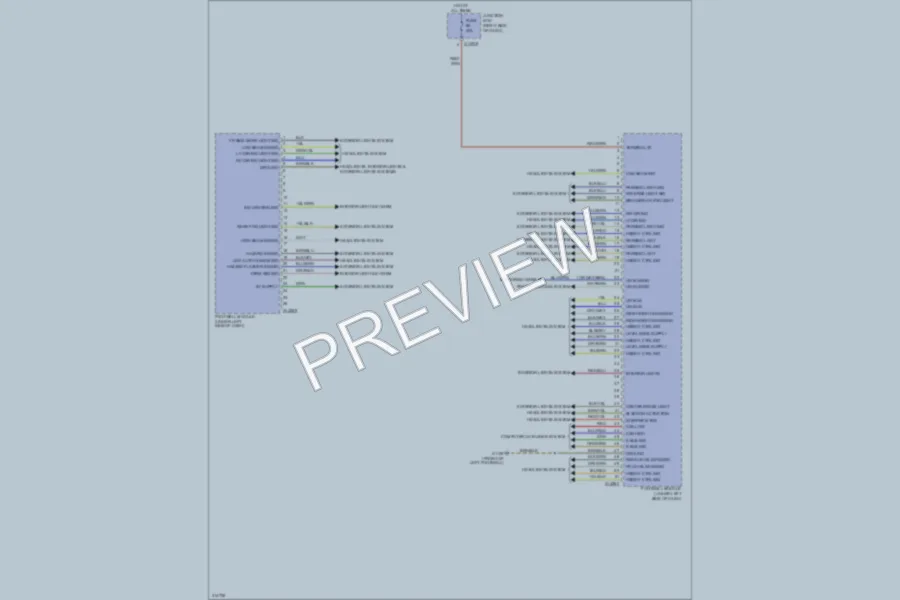 2009 BMW Z4 Body Control Modules wiring diagram preview