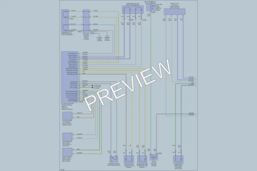 2009 BMW Z4 Supplemental Restraints wiring diagram preview