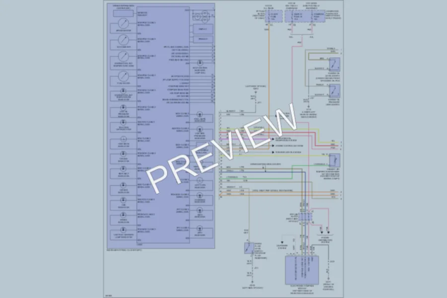 2009 Buick Allure Instrument Cluster wiring diagram preview