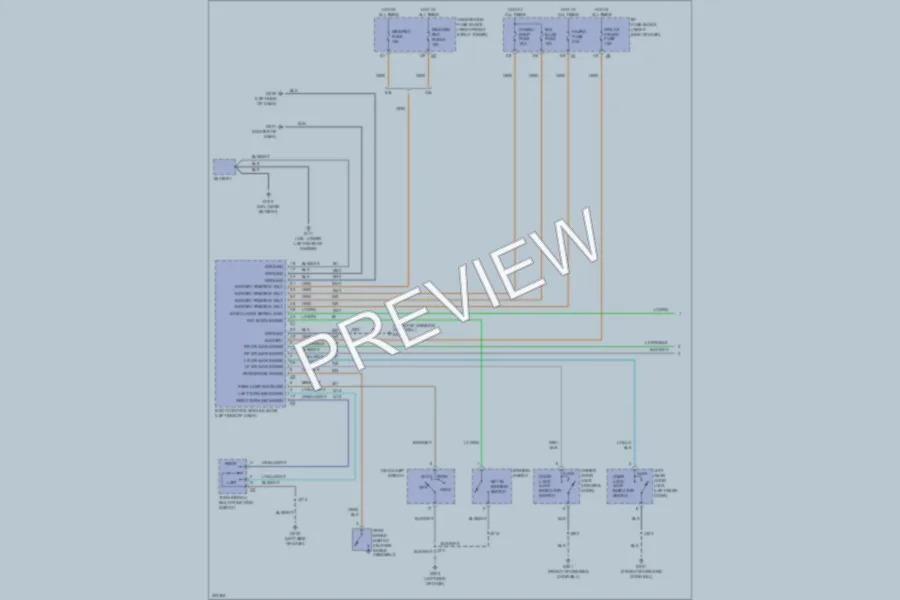 2009 Buick Allure Warning Systems wiring diagram preview