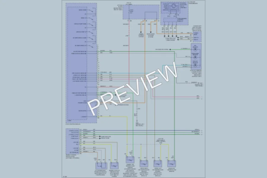 2009 Buick Enclave Air Conditioning wiring diagram preview