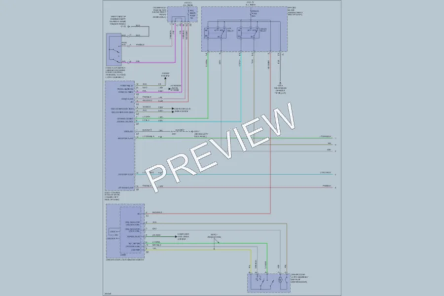 2009 Buick Enclave Anti Theft wiring diagram preview