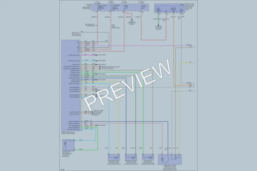 2009 Buick Enclave Memory Systems wiring diagram preview