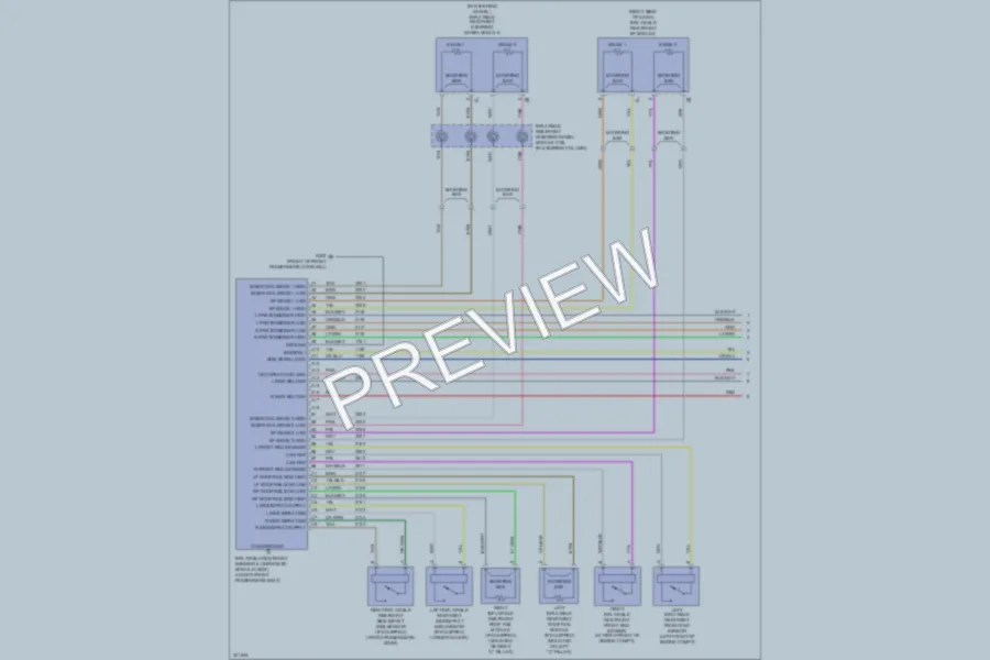 2009 Buick LaCrosse Supplemental Restraints wiring diagram preview