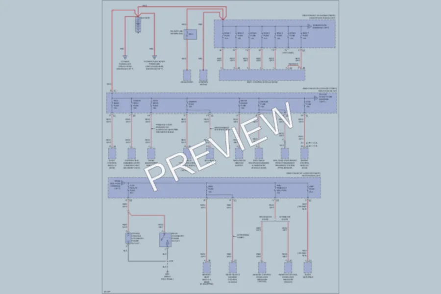 2009 Cadillac CTS Power Distribution wiring diagram preview