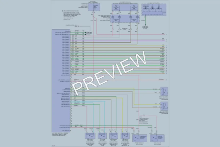 2009 Cadillac CTS Supplemental Restraints wiring diagram preview
