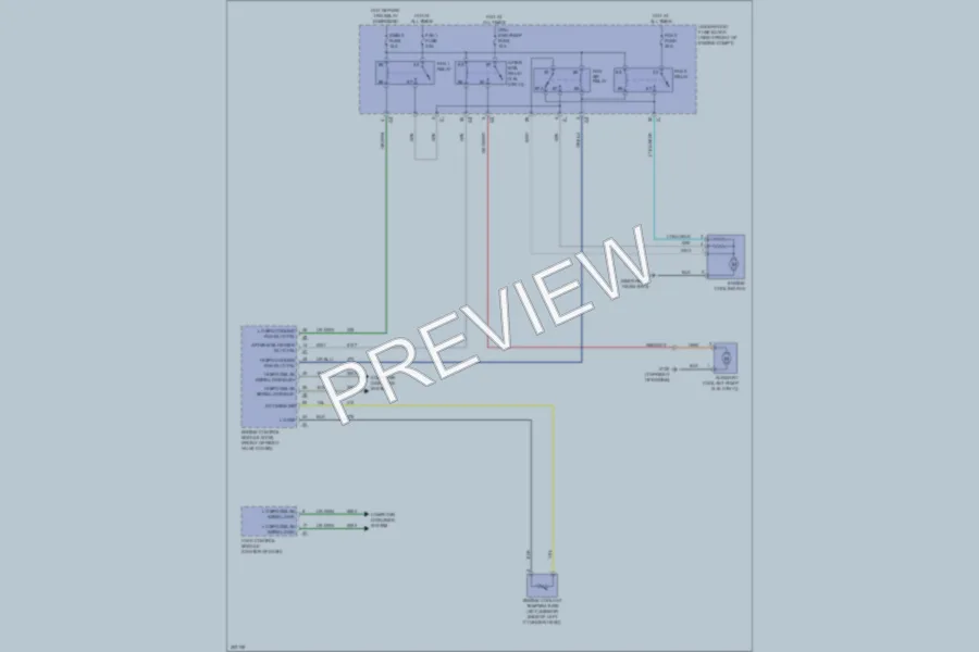 2009 Cadillac CTSV Cooling Fan wiring diagram preview