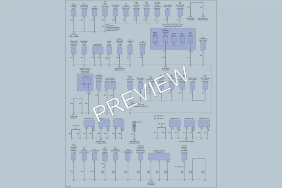 2009 Cadillac CTSV Ground Distribution wiring diagram preview